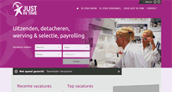 Desktop Screenshot of justintime.nl
